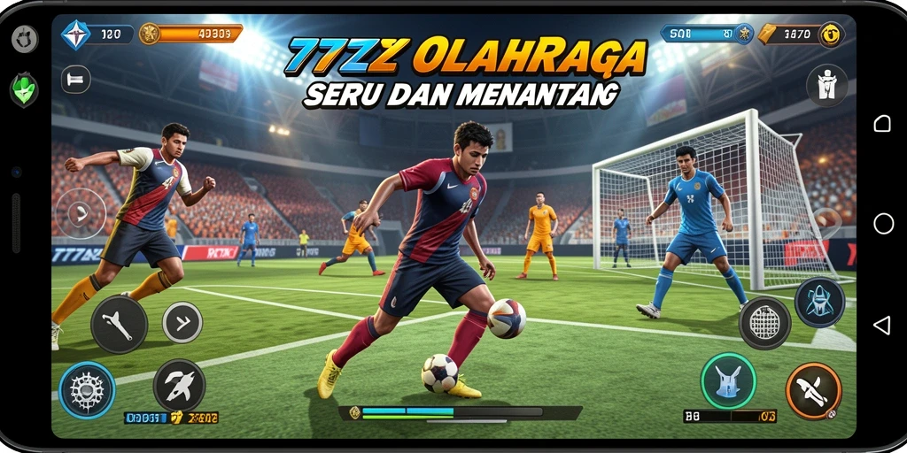 Screenshot gameplay <strong>777ZX</strong> menampilkan aksi olahraga yang mendebarkan.