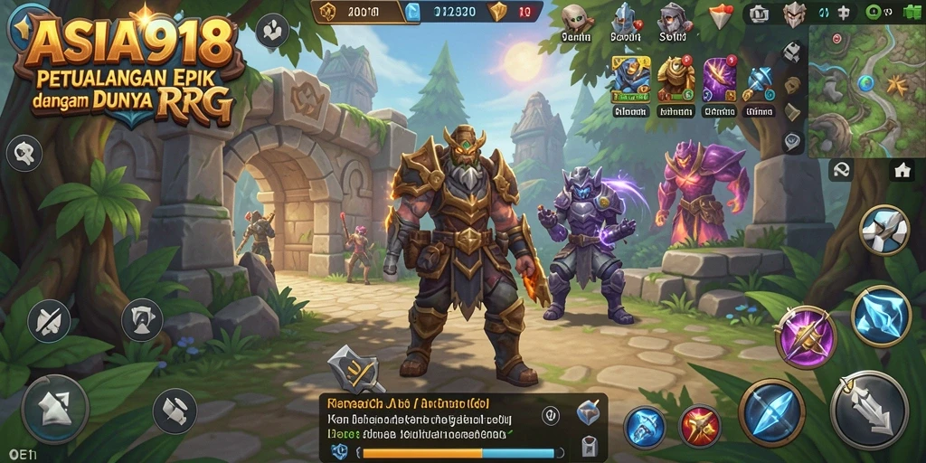 Tampilan gameplay ASIA918 yang memukau dan penuh aksi RPG.
