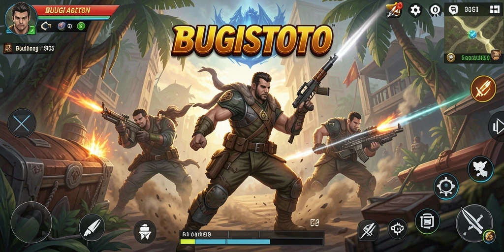Tampilan seru dari gameplay BUGISTOTO yang penuh aksi.