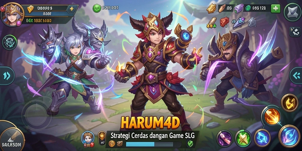 Gameplay seru dengan strategi mendalam di HARUM4D.