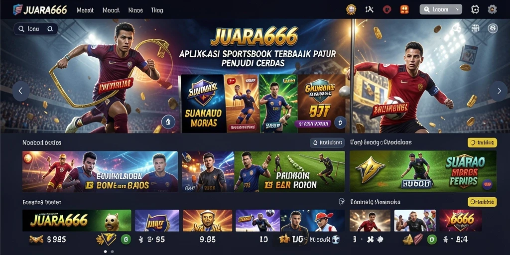 Tampilan gameplay JUARA666 saat memasang taruhan olahraga.