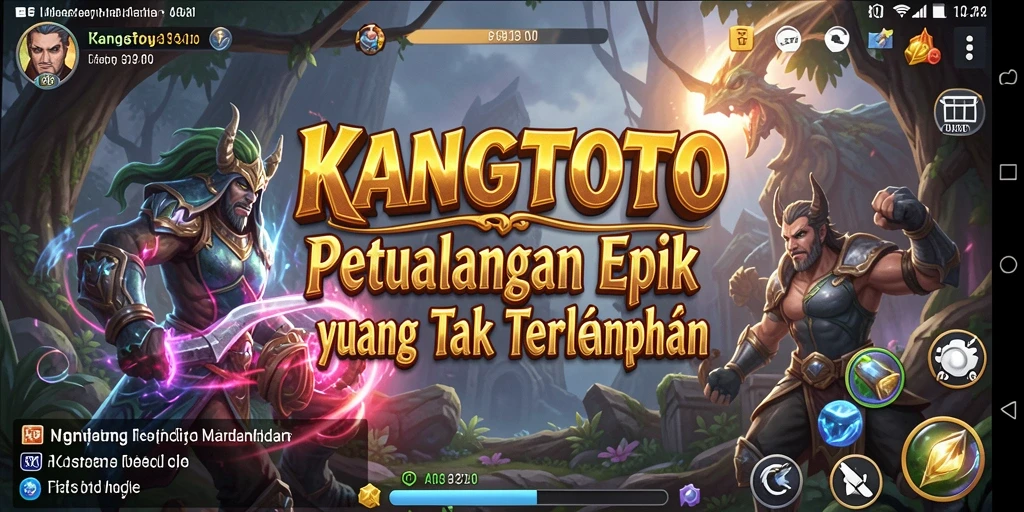Tangkapan layar gameplay KANGTOTO yang menegangkan dan penuh aksi.