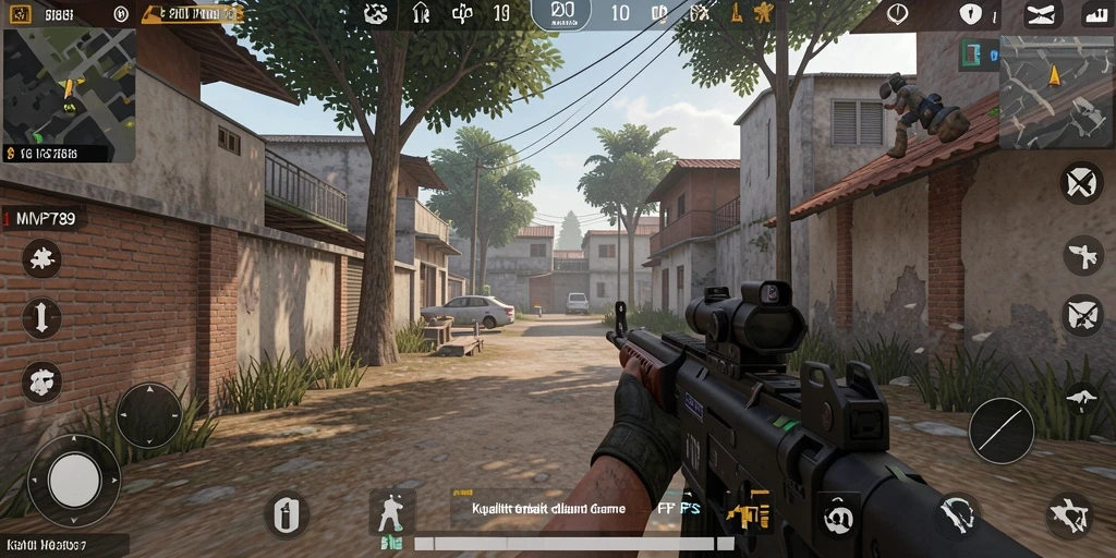 Tampilan gameplay menegangkan di MVP789 dengan aksi tembak-menembak.
