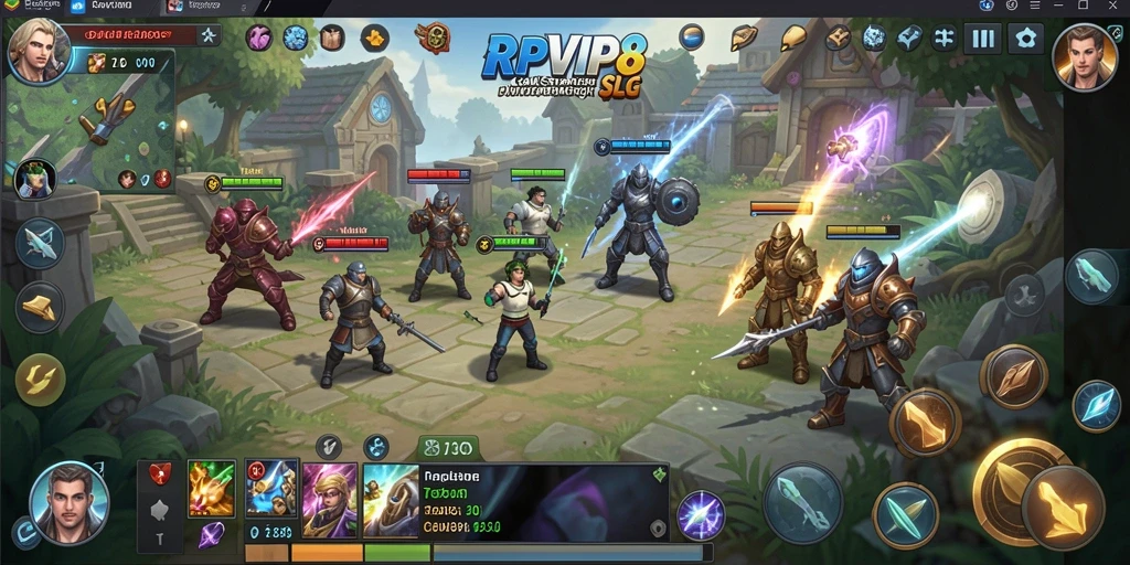 Tampilan menarik dari gameplay RPVIP8 yang penuh strategi.