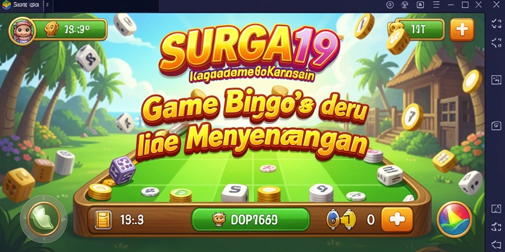 Screenshot gameplay SURGA19 yang menggambarkan keseruan bermain Bingo.