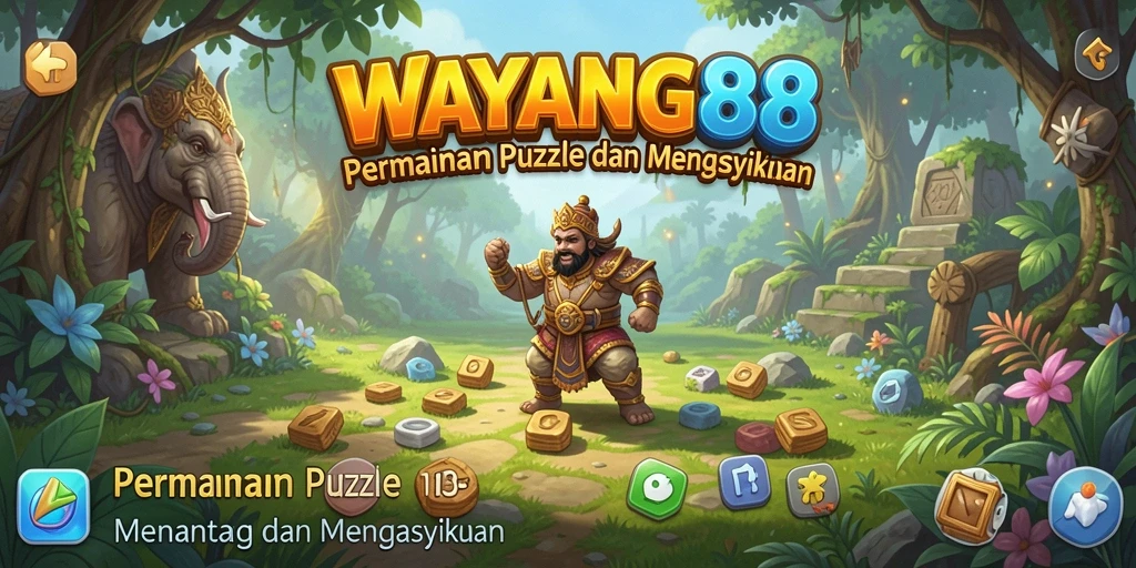 Tampilan gameplay menarik dari WAYANG88 yang penuh warna.