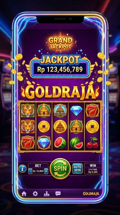 Menu katalog aplikasi goldraja yang lengkap dan terorganisir.